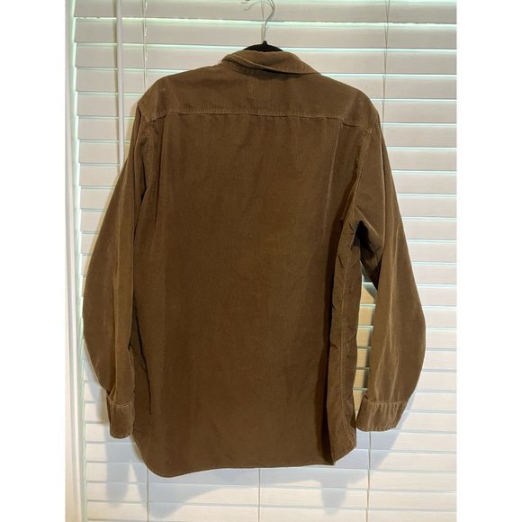 Ralph Lauren RLX Brown Corduroy Long Sleeve Button Up Shirt - Size M - Picture 4 of 4